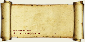 Jovana Kezić vizit kartica